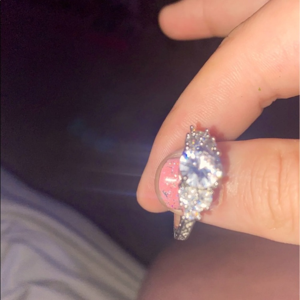 Sterling silver ring.